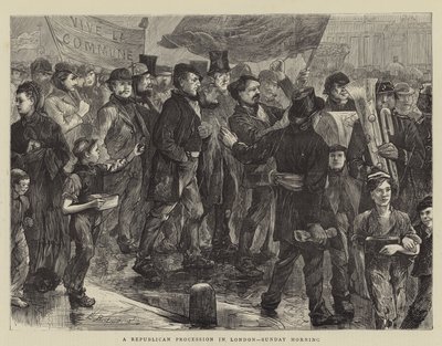 موكب جمهوري في لندن ، صباح الأحد بواسطة إدوين بوكمان